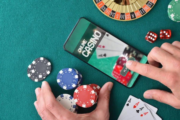 American Roulette betting interface on mobile phone with touch-friendly controls